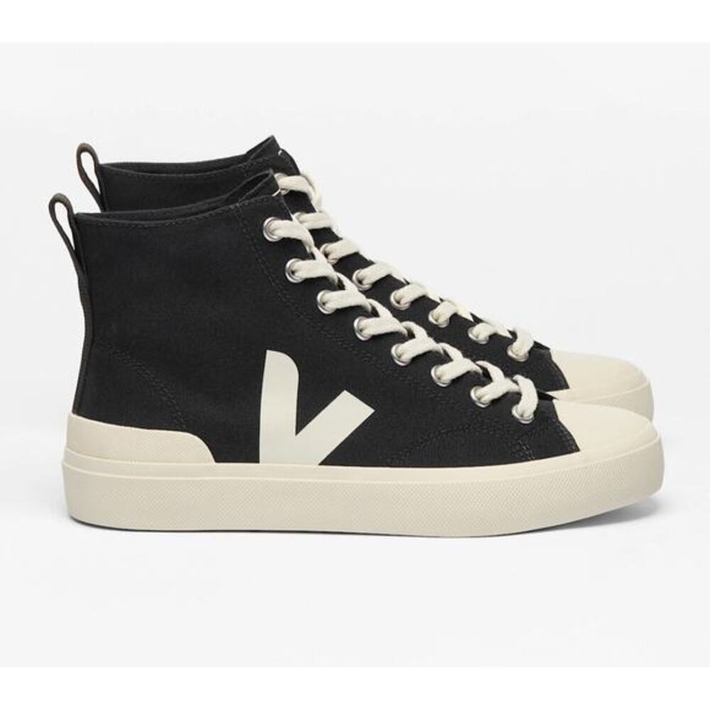 VEJA Wata II Canvas High top Sneakers - Black Pierre